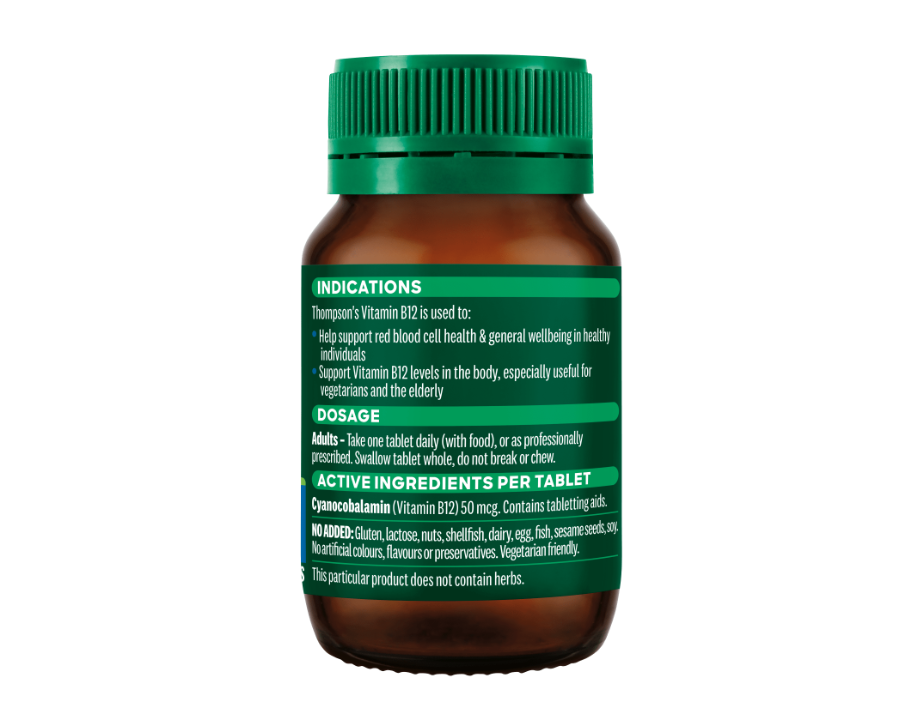 Vitamin B12 50MCG 100 Tablets 03.png